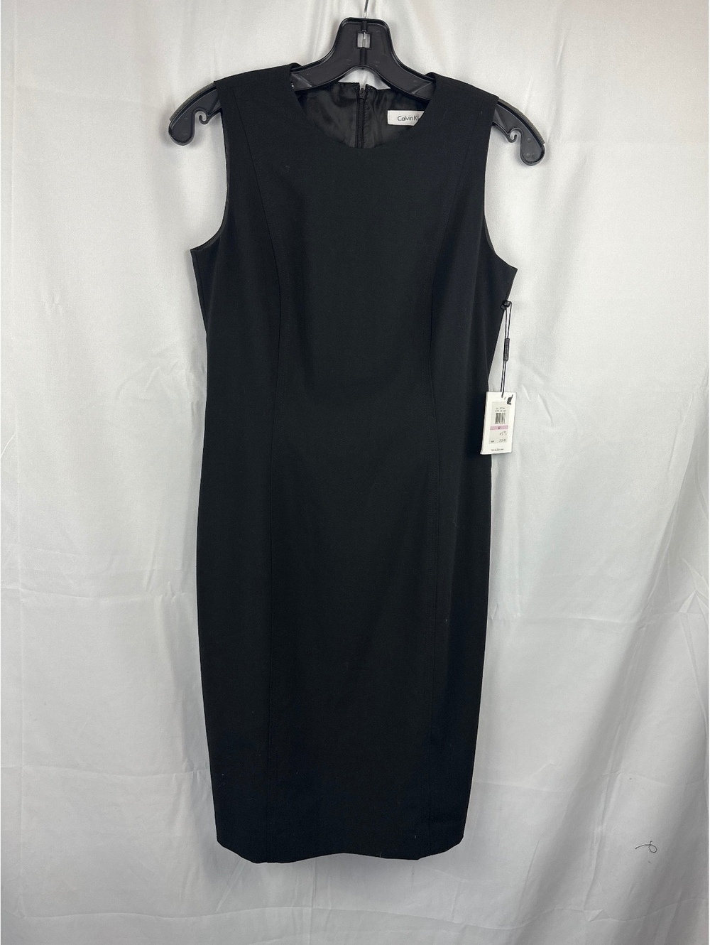 Calvin Klein Black Sleeveless Sheath Dress Size 6P